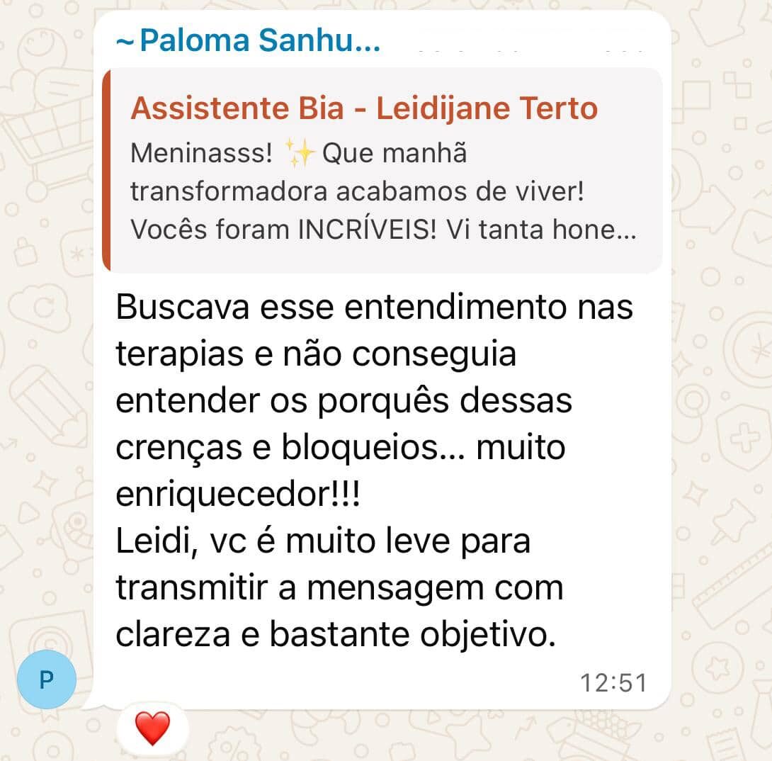 Depoimento Paloma