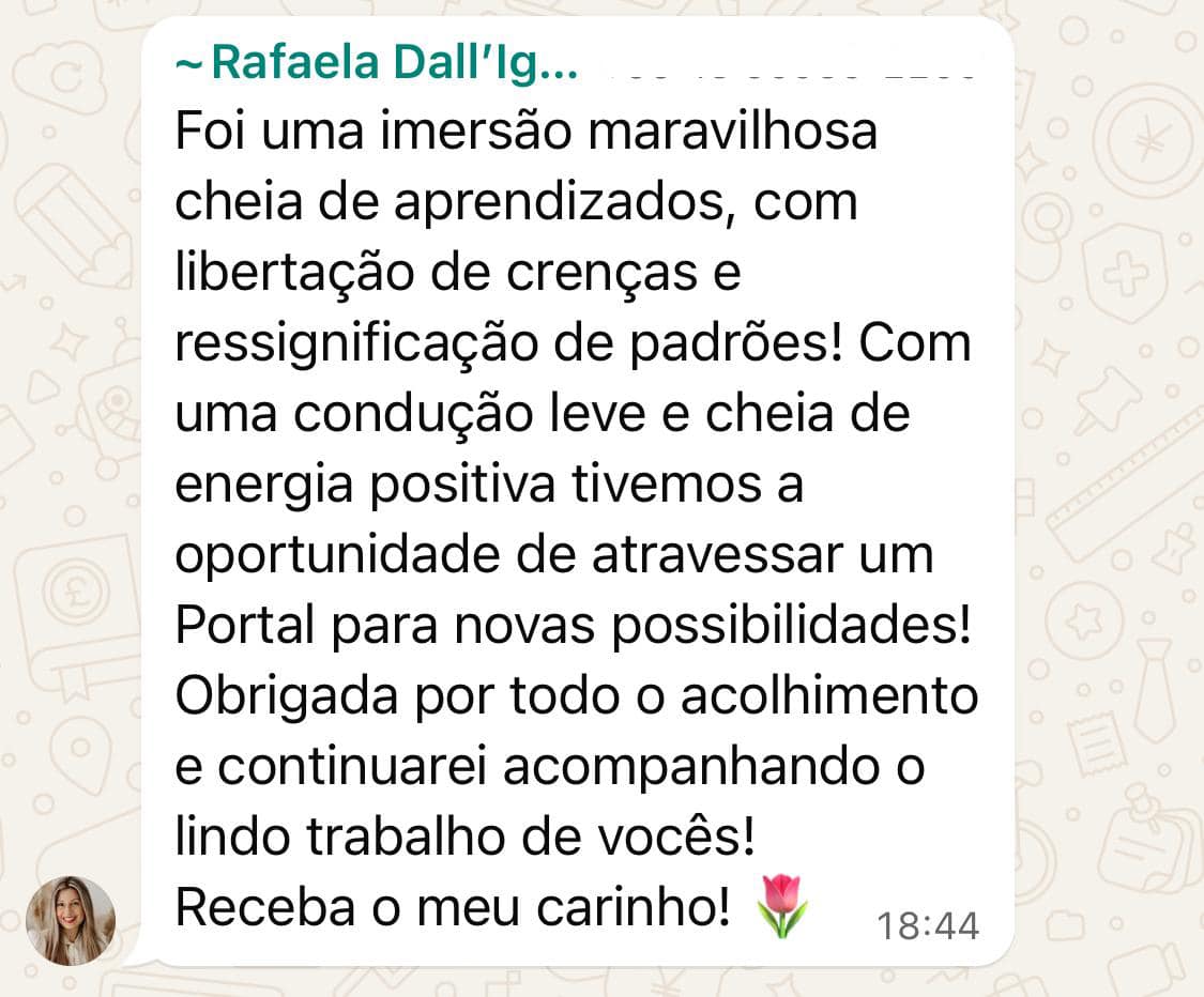 Depoimento Rafaela