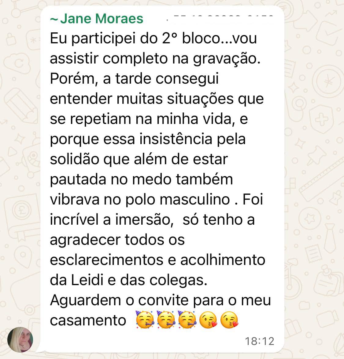 Depoimento Jane