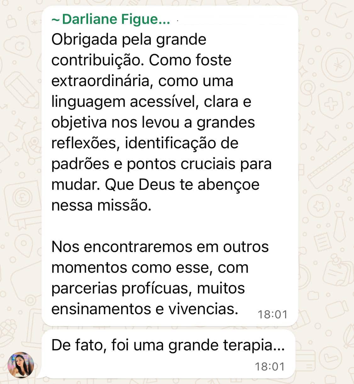 Depoimento Darliane